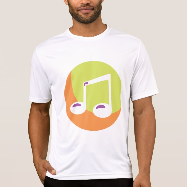 Camiseta Vibrant Musical Note Double Eighth (Anverso)