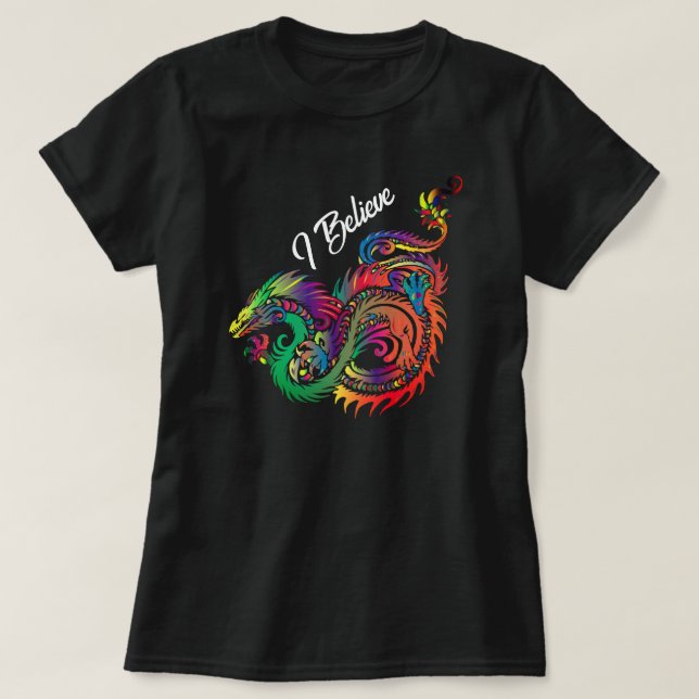 Camiseta Vibrant Ornate Chinese Dragon  (Diseño del anverso)