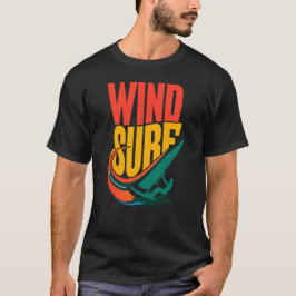 Camiseta Vibrant Pop Art Windsurf Design