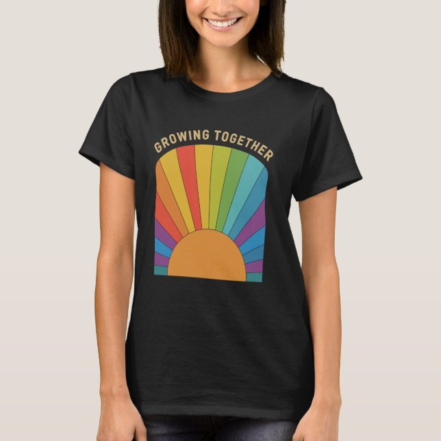 Camiseta Vibrant Sun Rays With Motivational Phrase (Anverso)