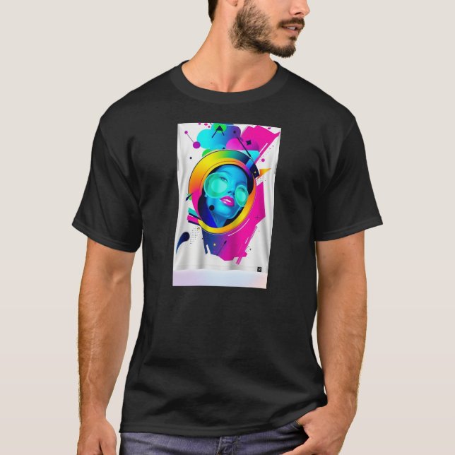 Camiseta vibrant t-shirt design (Anverso)