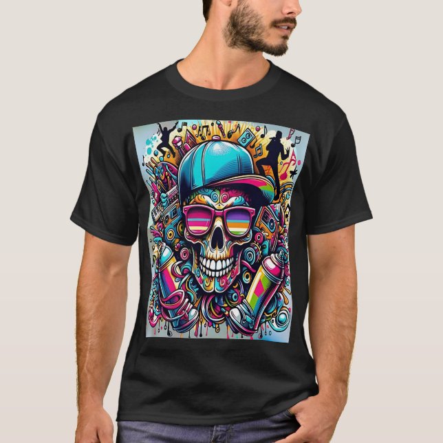 Camiseta Vibrant Urban Art (Anverso)