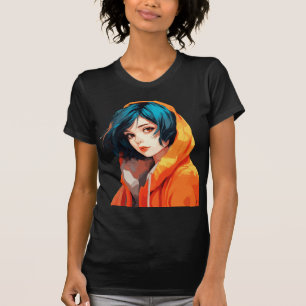 Camiseta Vibrante Belleza Anime