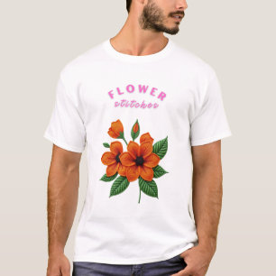 Camiseta Vibrante Bloom Embroidery