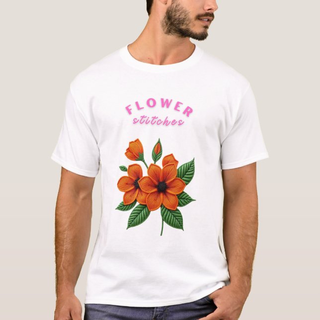Camiseta Vibrante Bloom Embroidery (Anverso)