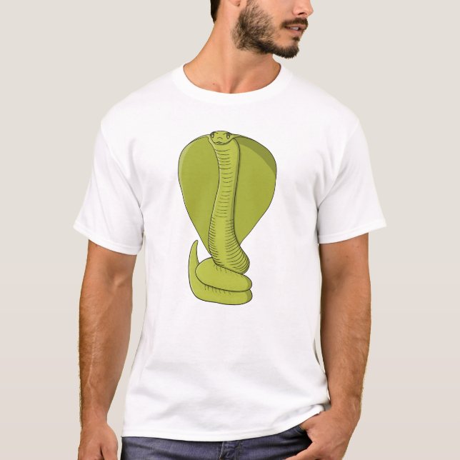 Camiseta Vibrante Cobra Verde Lima (Anverso)