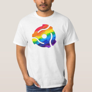 Camiseta Vibrante de adaptador de registro de 45 RPM de plá