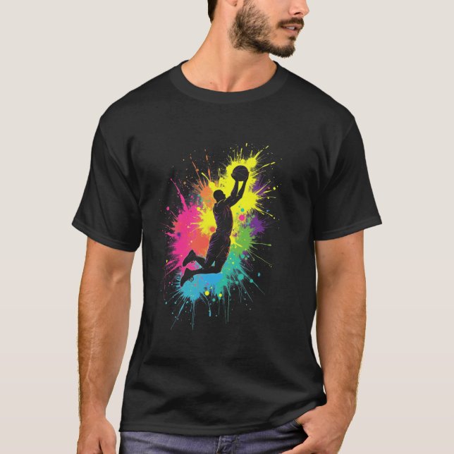Camiseta Vibrante de baloncesto (Anverso)