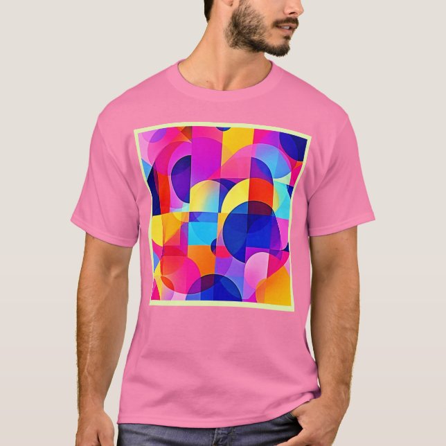Camiseta Vibrante Dot Energy Art (Anverso)
