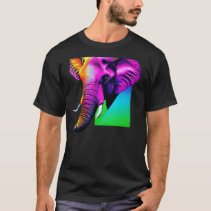 Camiseta Vibrante Elefante Soporte para Vajilla Alfombrilla