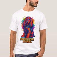 Vibrante English Cocker Spaniel de Arte Pop