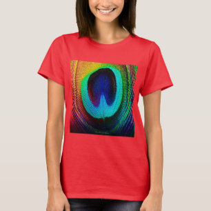 Camiseta Vibrante Feather Peacock