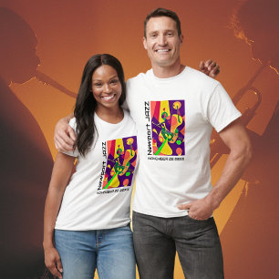 Camiseta Vibrante Festival de Música T-Shirt Diseño persona