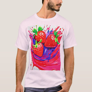 Camiseta Vibrante fresa