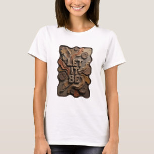 Camiseta Vibrante Gris Imprimir DÉJALO SER