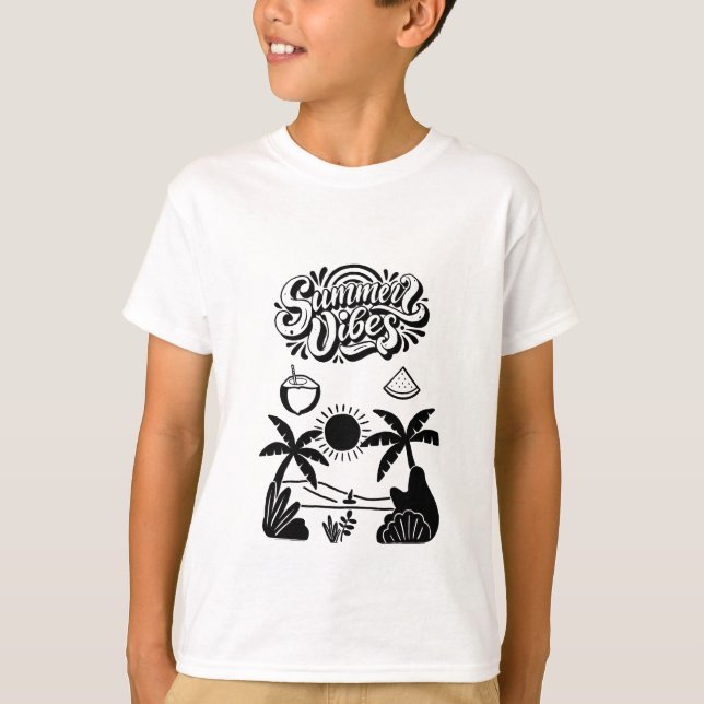 Camiseta  Vibrante Hola Verano   (Anverso)