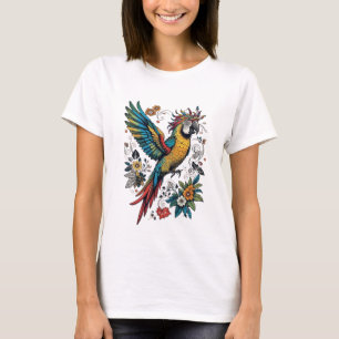 Camiseta Vibrante loro tropical