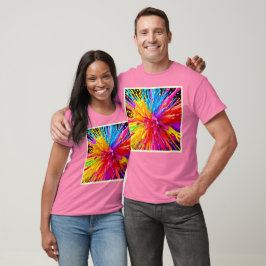 Camiseta Vibrante Paint Burst Energy