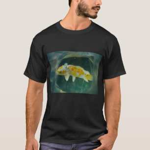 Camiseta Vibrante pintura de pescado colorida
