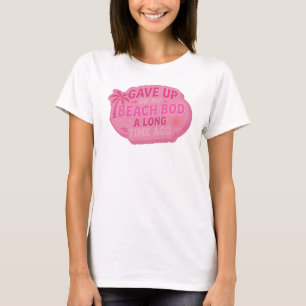 Camiseta Vibrante RENDIÓ EL CUERPO DE PLAYA HACE TIEMPO Mod
