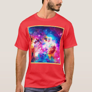Camiseta Vibrante Reproducción de color Nebulosa