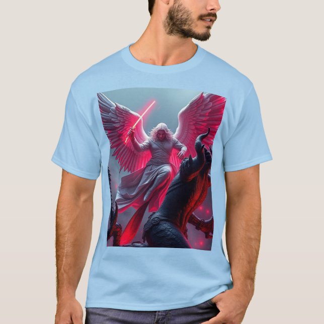Camiseta Vibrante San Miguel el té de los arcángel (Anverso)