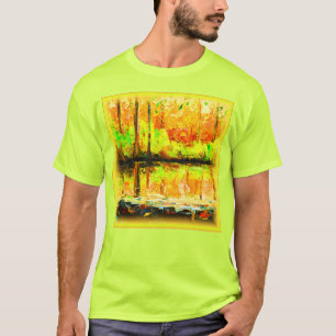 Camiseta "Vibrante Selva Swamp" Cuesta Pintura. ¡Hazte con 