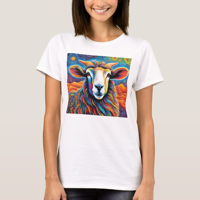 Camiseta Vibrante Sheep Tee (Anverso)