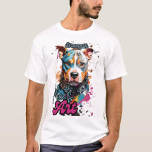 Vibrante Splash Pit Bull Diseño
