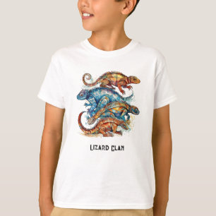 Camiseta Vibrante Tótem Tribal Lizard, personalizado