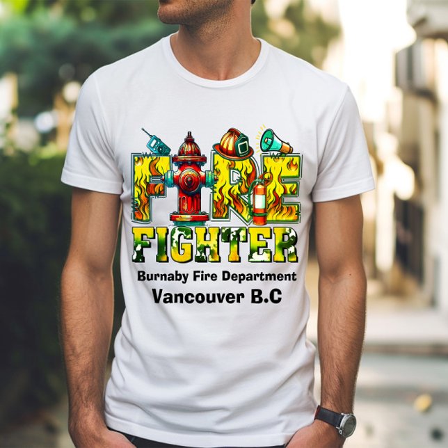 Camiseta Vibrante tributo a los bomberos (Subido por el creador)