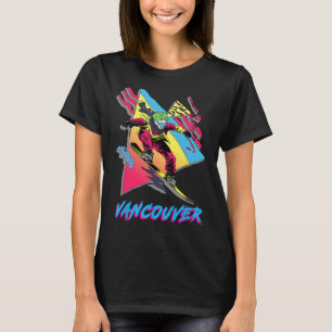 Camiseta Vibrante Vancouver Snowboard Adventure Design