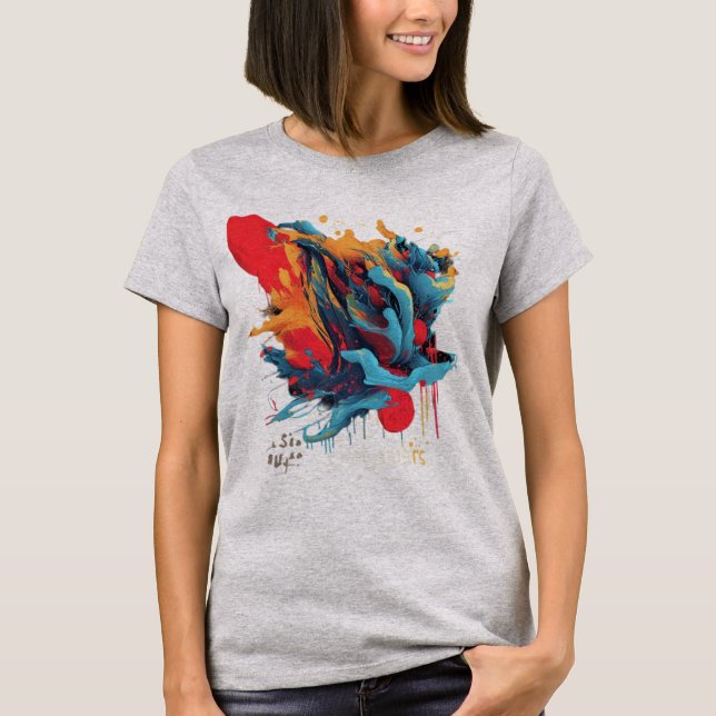 Camiseta Vibrante Vortex (Anverso)