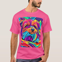 Vibrante Yorkie Pop Art