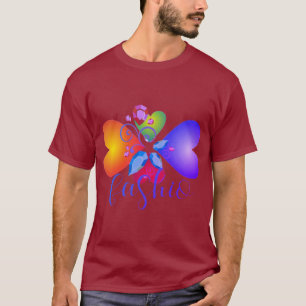 Camiseta Vibrantes latidos de corazón: Trasero de diseño mu