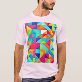 Camiseta Vibrantes patrones abstractos coloridos