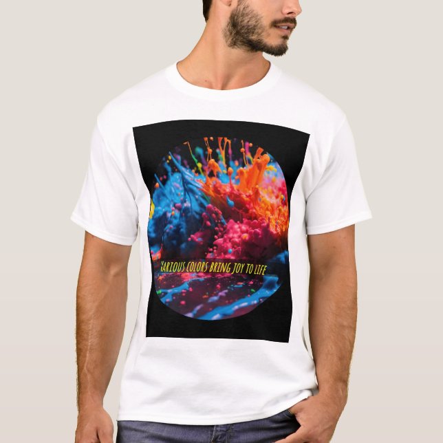Camiseta "Vibrantes variedades de camisetas: explora el dis (Anverso)