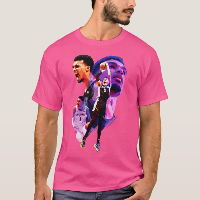 Camiseta Vic Wemby Low Poly (Anverso)