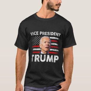 Camiseta Vice President Trump Bandera De EEUU Biden Elecció