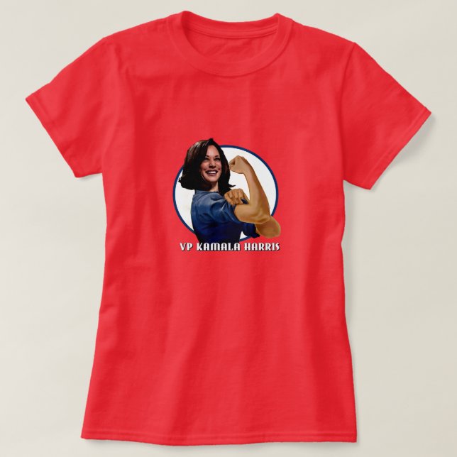 Camiseta Vice Presidente Kamala Harris como Rosie (Diseño del anverso)