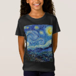 Camiseta Vicent Van Gogh Starry Night Vintage Bella Artes<br><div class="desc">Camiseta del Bella Artes Vicente Van Gogh Starry Night Vintage</div>