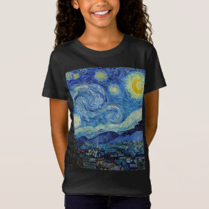 Camiseta Vicent Van Gogh Starry Night Vintage Bella Artes