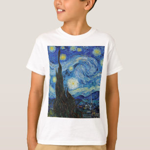 Camiseta Vicent Van Gogh Starry Night Vintage Bella Artes