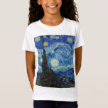 Camiseta Vicent Van Gogh Starry Night Vintage Bella Artes<br><div class="desc">Camiseta del Bella Artes Vicente Van Gogh Starry Night Vintage</div>