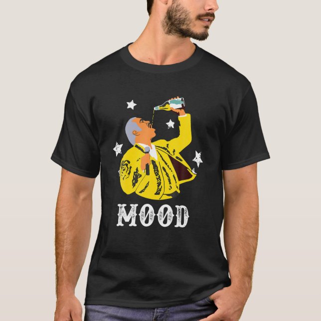 Camiseta Vicente Fernandez Mood Drinkin From Tequila Bottle (Anverso)