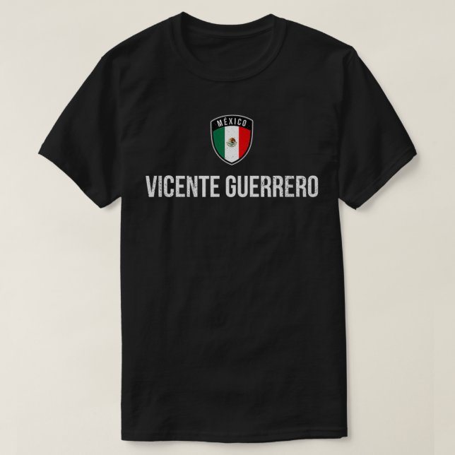 Camiseta Vicente Guerrero Orgullo Tlacala Roots (Diseño del anverso)