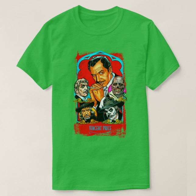 Camiseta Vicente Price Master Terror (Diseño del anverso)