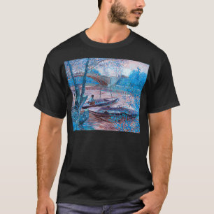 Camiseta Vicente van Gogh pescando en la famosa vena Primav