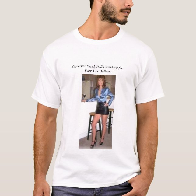 Camiseta Vicepresidente 2, gobernador Sarah Palin que (Anverso)