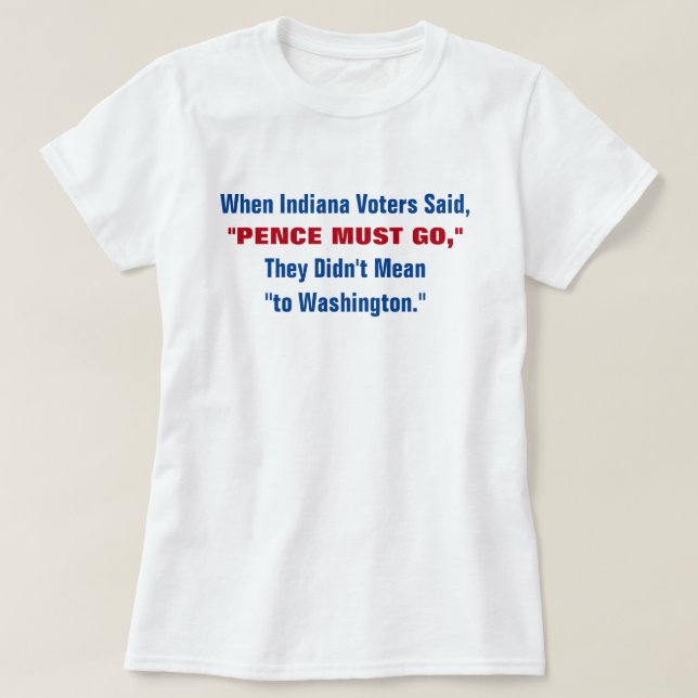 Camiseta Vicepresidente anti 2016 de los peniques de Mike (Diseño del anverso)